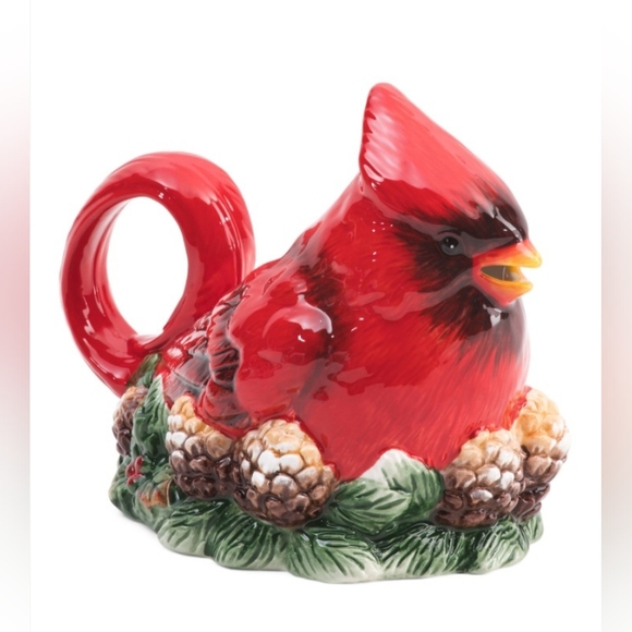 Corner Ruby cardinal teapot. New - Picture 1 of 3